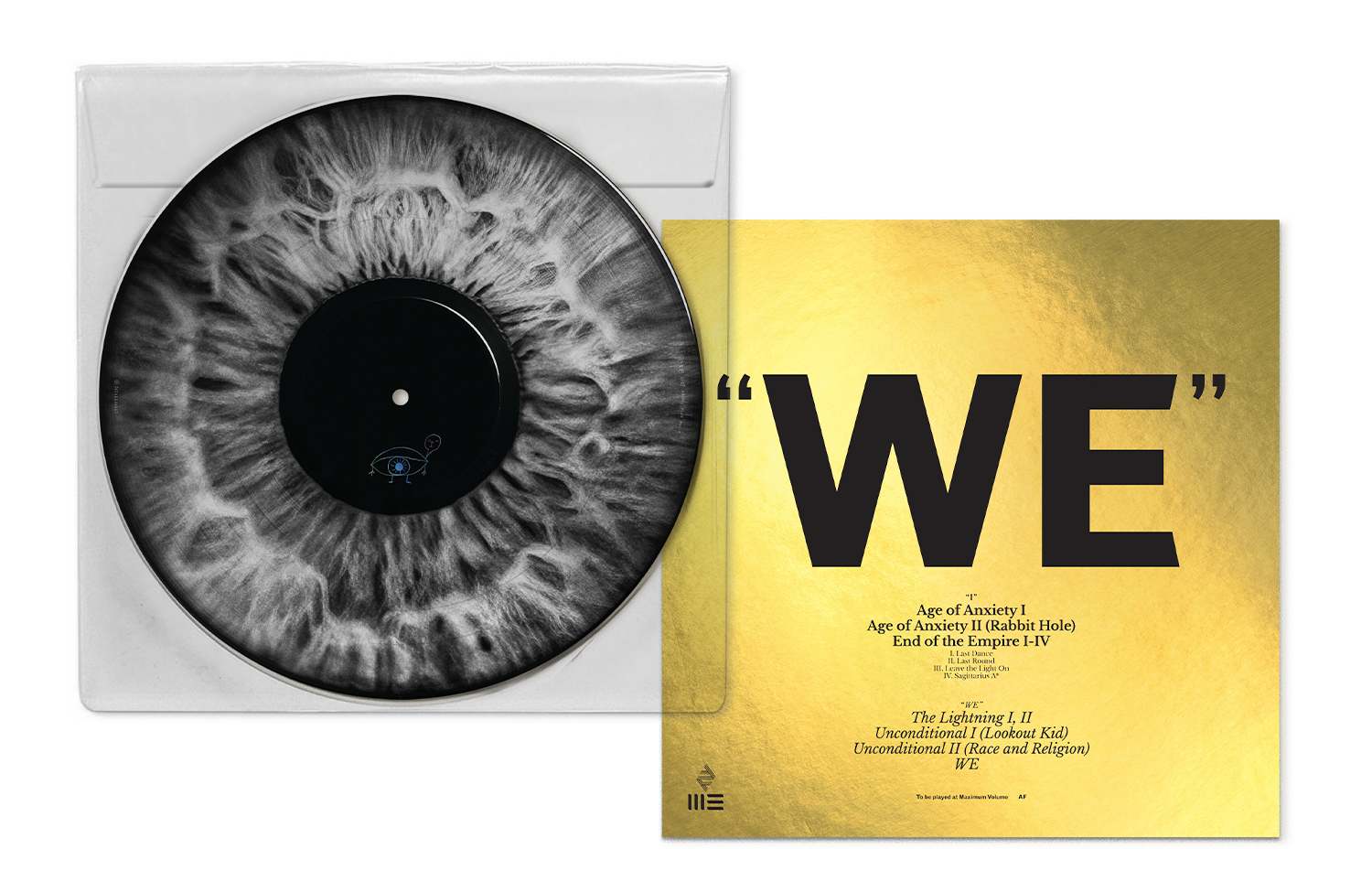 Arcade Fire We picture disc of an human eye iris